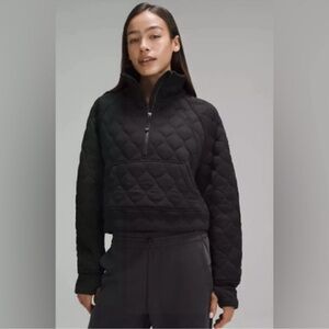 Lululemon Scuba Oversized Quilted Half Zip Sz S/XS